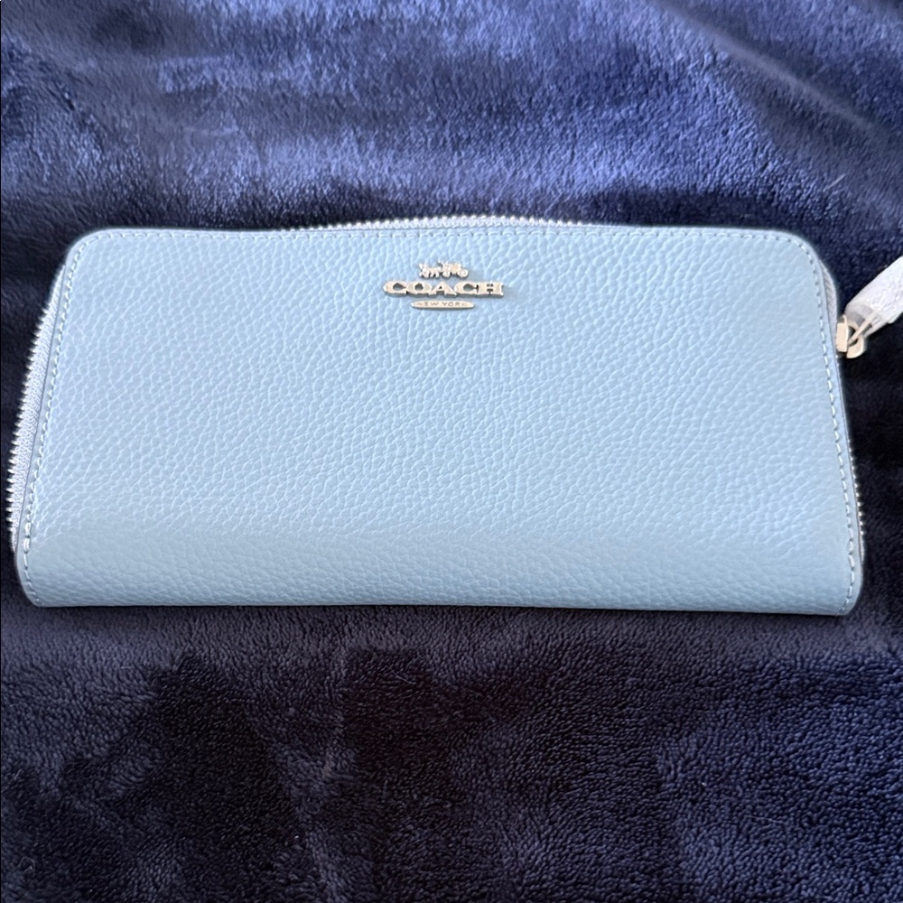 Coach Sky Blue Women's Wallet NWT